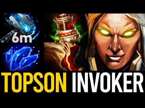 TOPSON INVOKER MOST FAVOURITE ITEM - METEOR HAMMER | Dota 2 Invoker