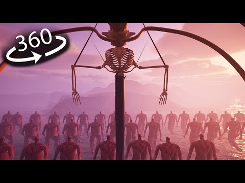 360° EREN'S POV - The Rumbling arrives, Global Alliance in Marley | Attack on Titan S4