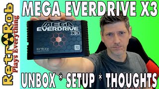 🎮 MEGA EVERDRIVE X3 Unboxing, Setup and Thoughts 🎮