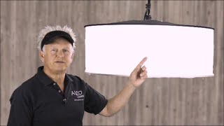 Lighting large spaces for video and the ALZO Drum Overhead Light