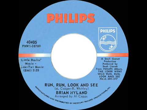 1966 HITS ARCHIVE: Run, Run, Look And See - Brian Hyland (mono 45)