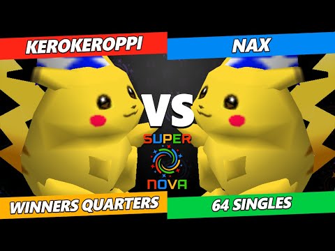 Supernova 2024 Winners Quarters - KeroKeroppi (Pikachu) Vs. Nax (Pikachu) Smash 64 - SSB64