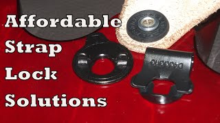 Video thumbnail for Affordable Strap Lock Solutions Comparison - D'Addario vs Dunlop vs Fender by L&M Guitar Corner