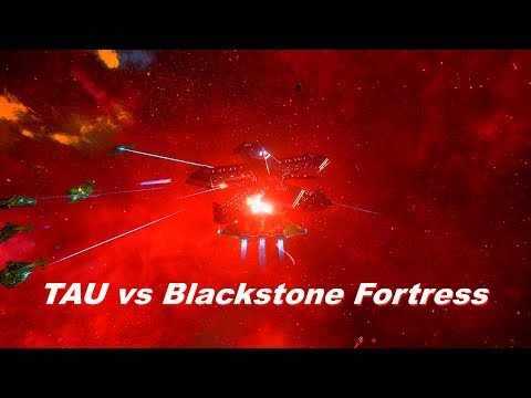 TAU (Earth Caste) vs The Planet Killer! Rank 50, Heroic Difficulty, 1500 - Battlefleet Gothic Armada