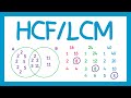 HCF LCM GCSE Maths