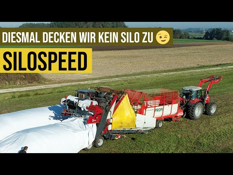 Das erste Mal silieren mit der Silospeed #Gras #Mais #Harvest2021