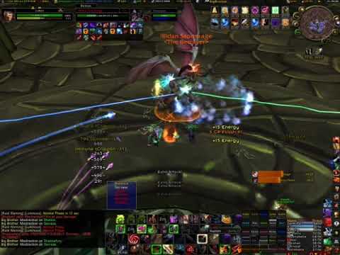 Dark Serenity vs Illidan - Black Temple - January 17, 2008. TBC Black Dragonflight
