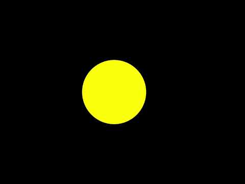Kasina Meditation Yellow Disc
