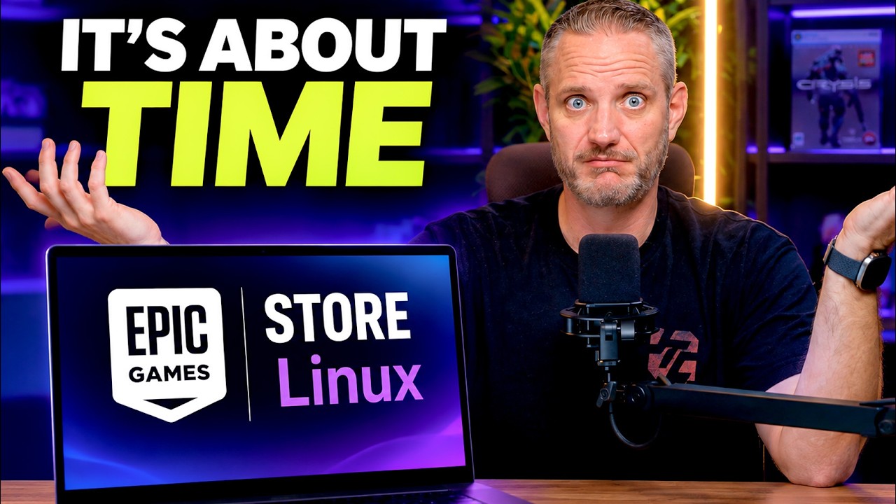 FINALLY, Epic Games Store arriving on Linux!