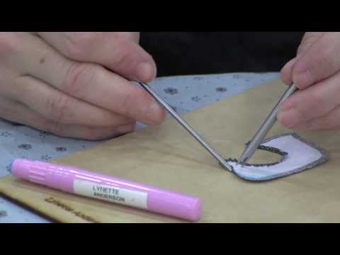 Lynette Anderson Demonstrates Glue Stick Needleturn using Apliquick Tools