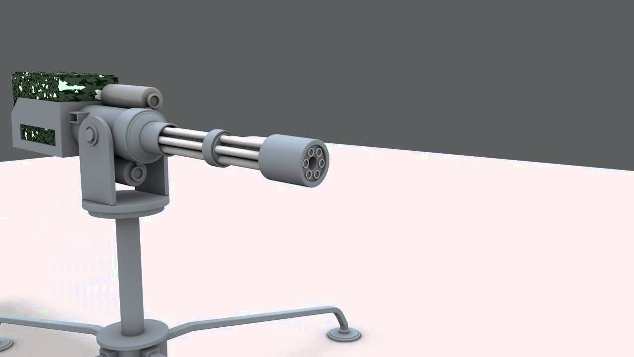 BFG | A 3D Mini Gun (Cinema 4D & Expreso)