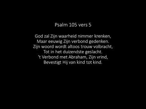 Psalm 105 vers 5