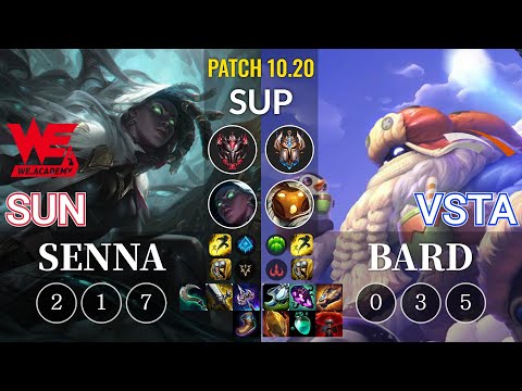 WEA Sun Senna vs HLE Vsta Bard Sup - KR Patch 10.20