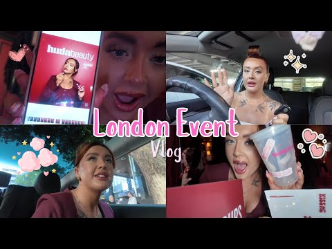 Mini Vlog! London Event with Huda Beauty