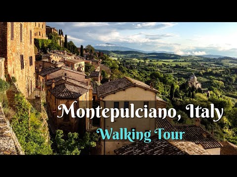 Montepulciano Walking Tour | Montepulciano, Tuscany, Italy