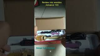 Download lagu Mic wireless murah berkualitas bagus. Advance 103 mp3