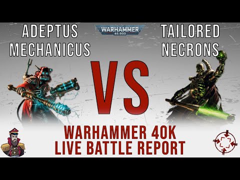 Tempest of War - Liam Vs Eddie - NEW Adeptus Mechanicus Vs Tailored Necrons - Warhammer 40k