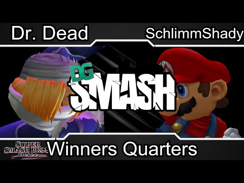 DGSmash2 - Dr. Dead (Sheik) Vs. SchlimmShady (Mario) - Winners Quarters - Melee