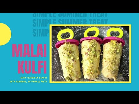 Malai Kulfi Recipe | How To Make Malai Kulfi | Creamy Malai Kulfi | Indian Icecream Recipe