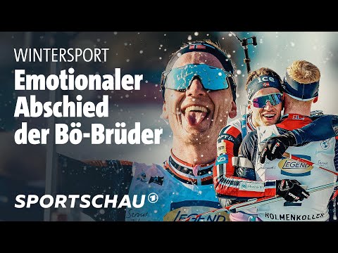 Video Thumbnail: Biathlon: Große Feier bei letztem Rennen der Bö-Brüder