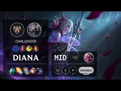 Diana Mid vs Irelia - EUW Challenger Patch 11.3