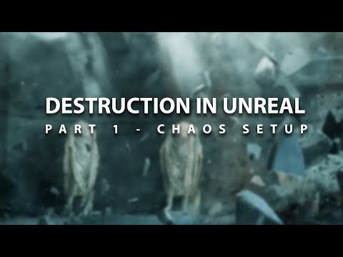 Unreal Engine 5  - Destruction Part 1 (Setup chaos)