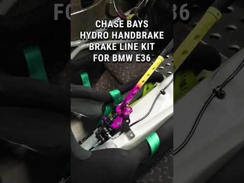 Quick BMW E36 Handbrake install w/ lines!