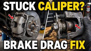 How to Fix a Stuck Brake Caliper: Symptoms, Causes & Brake Drag Fix