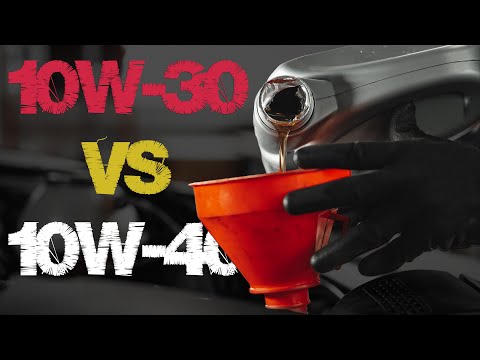 Difference Between 10W-30 vs 10W-40 Motor Oil
