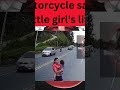 "Heroic Motorcycle Accident Saves Little Girl from Tragic Semi Trailer Collision!