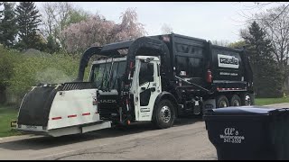 Casella Waste Systems Mack LR Heil Low Rider Curotto Can Garbage Truck - First Time On Route