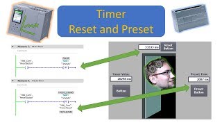 TIA Portal Resetting and Presetting Timers TON TOF