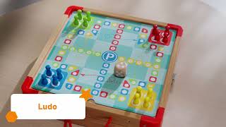 Video de Colección de 22 Juegos Clásicos en Caja de Madera | Hape +3 Años