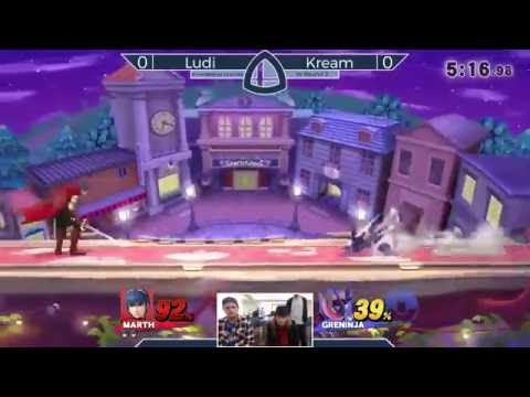Sm4sh@Mines 40 - Kream (Marth, Cloud) Vs. Ludi (Greninja) - Winners Round 2