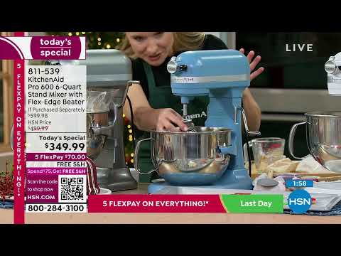 KitchenAid Pro 600 6Quart BowlLift Stand Mixer with Flex...