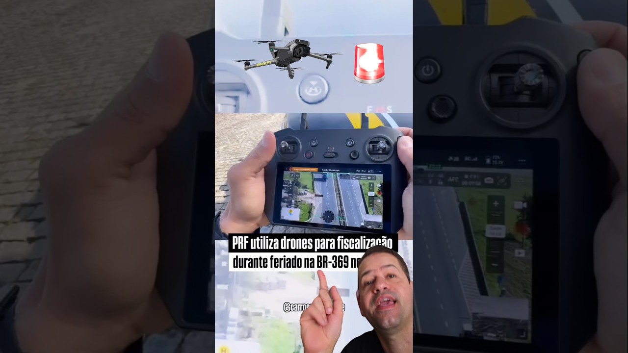 PRF USA DRONES PARA FISCALIZAR BRs