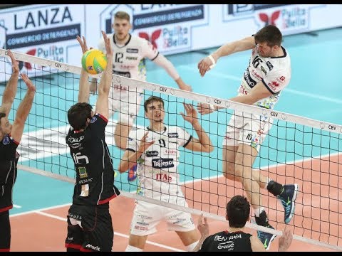Highlights di Trentino Diatec-Chaumont VB 52 3-0, ritorno dei Playoffs 12 di Champions League