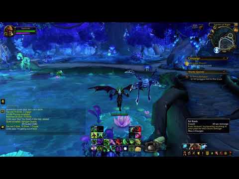 World Of Warcraft Shadowlands I Horde Demon Hunter I Night Fae Covenant Campaign 4K Gameplay