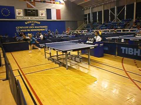 EURO MINI CHAMPS 2013 Table tennis Sidorenko V 4 этап  2 игра с французом 3 0