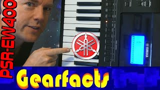 Video thumbnail for Yamaha PSR-EW400 home keyboard ...for pros too? by Gearfacts