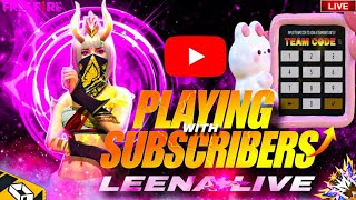 FREE FIRE LIVE🔴FREE FIRE GIRL LIVE| GIVEAWAYS💎 + GUILD TEST 💫 #freefire #live #ff #shortsfeed