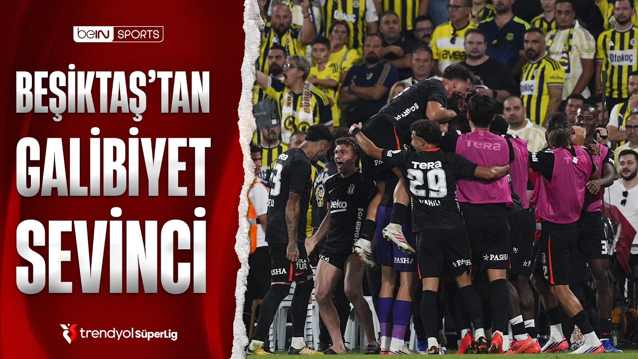 Beşiktaşlı Futbolcuların Yaşadığı Sevinç! | Fenerbahçe - Beşiktaş | Trendyol Süper Lig