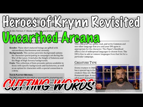 Unearthed Arcana: Heroes of Krynn Revisited
