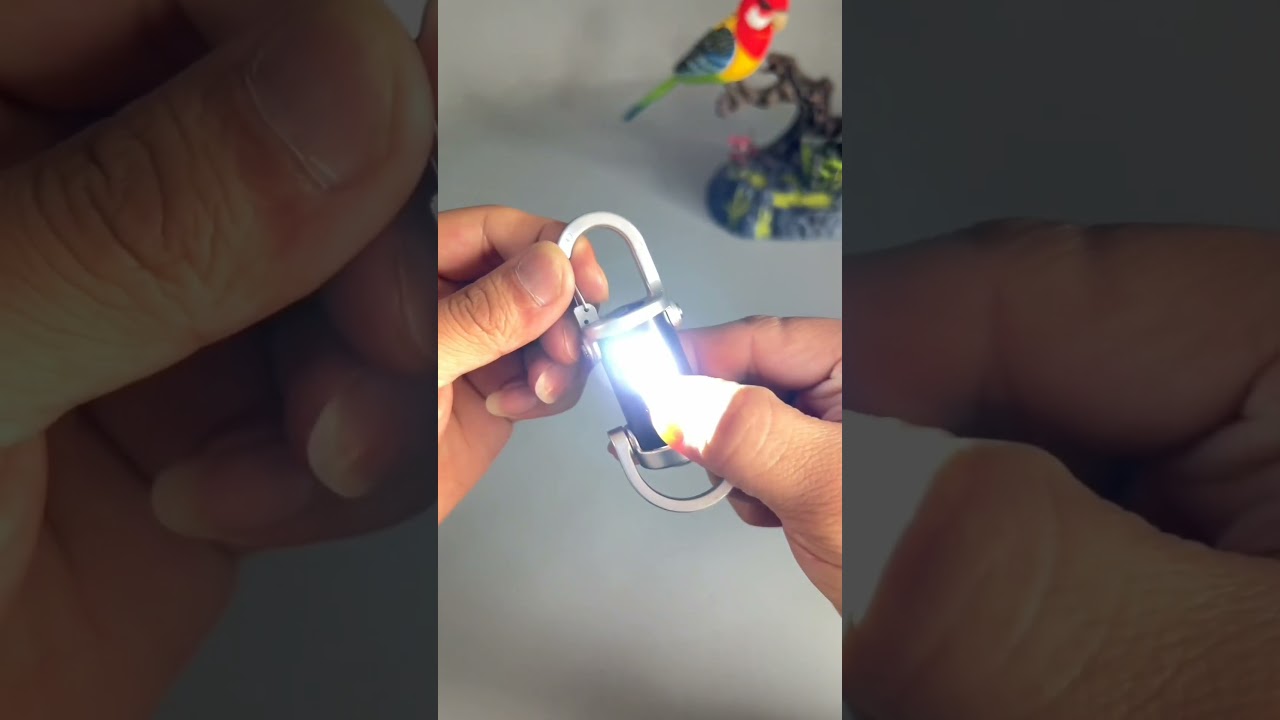 Mini Keychain Flashlight... Powerful LED Flashlight Smart Gadgets 😍#Flashlight #flashlights