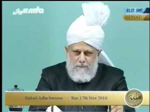 Eid-ul-Adha Sermon 2010 Part 1