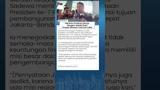 Purbaya Setuju dengan Komentar Jokowi! Proyek Whoosh Tak Mengejar Untung, Tapi Demi Pembangunan!