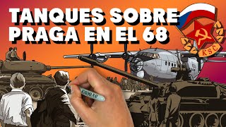 Tanques sobre Praga en 1968 (Guerra Fría)
