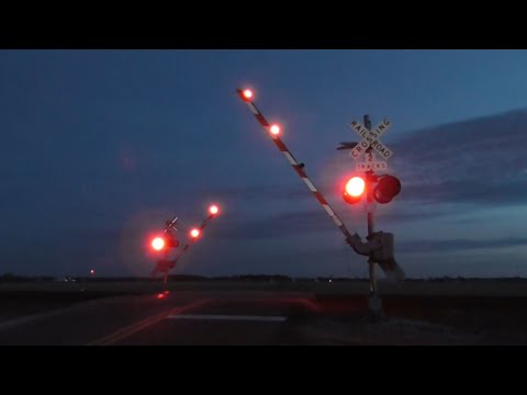 Railroad Crossings at Night