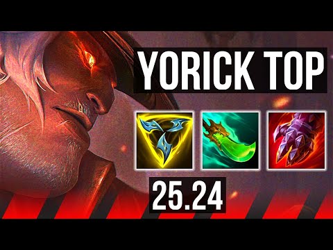 YORICK vs SYLAS (TOP) | Good KDA: 12/1/8 | KR Master | 25.24