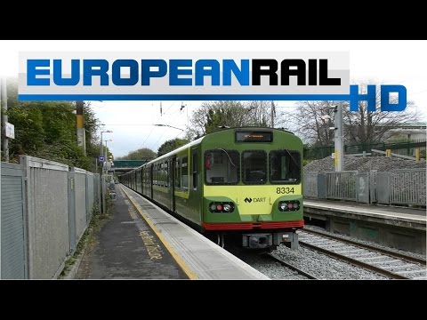Iarnród Éireann Irish Rail DART 8100 EMU 8116 + 8140 + 8109 + 8134 calls at Raheny